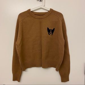 Oak+Fort Camel Bulldog Sweater